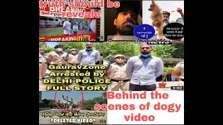 gauravzone arrested | gauravzone dog flying video | gauravzone arrested by Delhi police