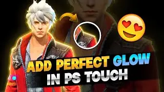 How to Make Glow Effect in PS Touch / Ps cc से Character Glow Effect कैसे बनाए। Easy Edit Tutorial