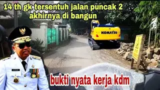 KDM BIKIN KEJUTAN WARGA JALAN PUNCAK 2 DI GELONTORKAN DANA 77M