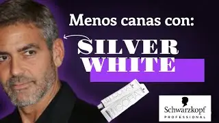 Igora Royal Silverwhite de Schwarzkopf cubrimiento parcial de la cana ideal hombres coloracion 20'.