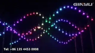 GINYU kinetic lifting sculpture installation art orbis flyball