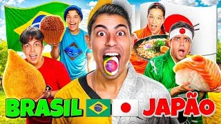 COMIDA BRASILEIRA VS JAPONESA *doces extremos