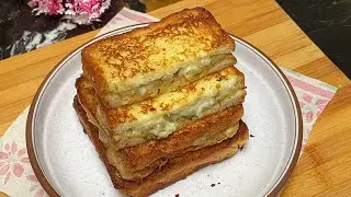 You Have 2 Potatoes ,Make This Crispy Easy cheesy  French Toast 🥪l Recipe By The perfect plate 🍽️ 