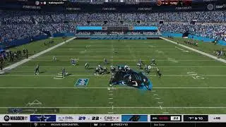 Madden 26 Fantasy league vs Panthers