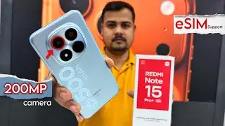 Redmi Note 15 Pro Plus Unboxing || 200MP camera | eSIM support | 6500mAh🔋 & more..