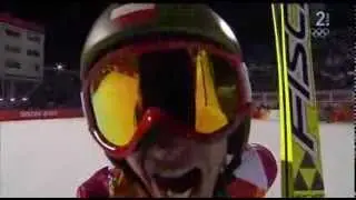 The Sochi 2014 Winter Olympics - Ski Jumping, Top three - Normal Hill