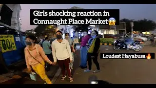 Public shocking reaction in market | Girls happy reaction in market 2021 | #ninja #zx10r #superbike