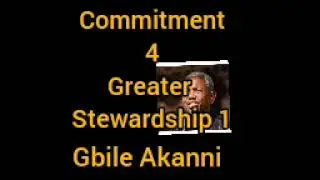Commitment 4 Greater Stewardship 1 by Gbile Akanni