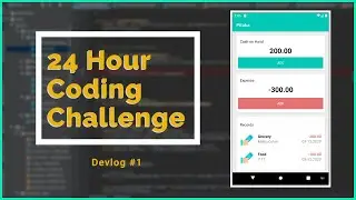 24 Hour Coding Challenge [Expense Tracker for Android] - Devlog #1