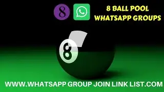 8 ball pool whatsapp group link in description / subscribe  like. Share