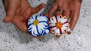 Decorazioni natalizie /DIY Christmas decor /glitter foam scheet crafts/Ornament tutorial اعمال يدويه