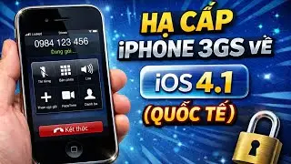 Hạ cấp iPhone 3GS Quốc Tế về iOS 4.1 - Instructions on downgrading iPhone 3GS to iOS 4.1