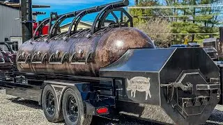 The Best Brisket Cooking 1000 Gallon Tank Smoker Around!!