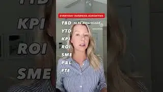6 повседневных бизнес-аббревиатур