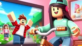 Jugando Con Bicis En Roblots ;)