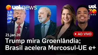 Trump fala em negociar Groenlândia; UE congela acordo com EUA; Brasil acelera acordo UE-Mercosul e+