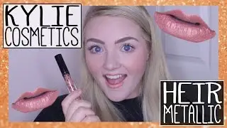 KYLIE COSMETICS HEIR METALLIC REVIEW AND SWATCH