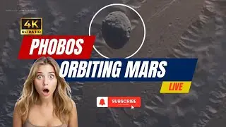 Phobos Orbiting Mars &ndash; 2025 Rare Cinematic 4K Ultra Close-Up | ScenicMotionsOmniverse