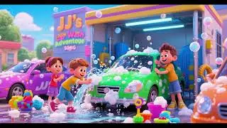 JJ&rsquo;s Little Car Wash Adventure Song 🚗🧽💦 | Nursery Rhymes & Kids Songs | Fun Vehicle Wash