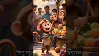 monkey journey#shorts #video #monkeyvideo #aivideo