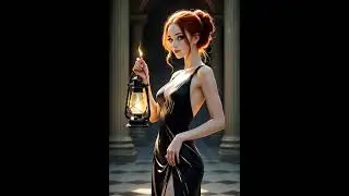 Fire holder #redhead #aigirl #firekeeper