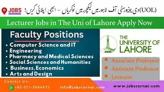 University of Lahore Sargodha Campus Jobs 2026 | UOL Faculty Careers | CareerWave Pakistan