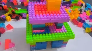Satisfying DIY Blocks House 🏡 | ASMR Building Block | Lego Sounds 