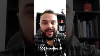 obrigado aos 1000 inscritos!