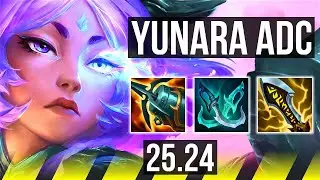 YUNARA & Lulu vs KAI'SA & Bard (ADC) | 54K damage | KR Master | 25.24