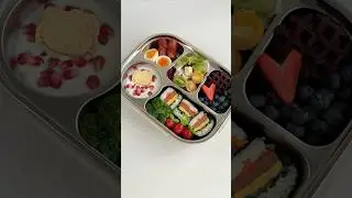 Make colorful lunchbox with me🧇🥪#bento #lunchbox #asmr #cooking #food#cutefood#lunchideas