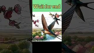painting for bird lover by piyush #trending #youtubeshorts @Piyushgaming. #birds #lover