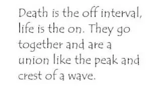 Death is nothing to us.