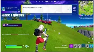 Hunt different kinds of wildlife | Fortnite S4 Chap3 | Weekly Quest