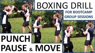 NEW Boxing Drill: Punch, Pause and Move | FITNESS EDUCATION ONLINE