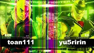 SFV/SF5 AE toan111 (Ken) vs yu5ririn (ED) Ranked Match set