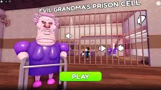 EVIL GRANDMA'S PRISON RUN! (OBBY) ROBLOX