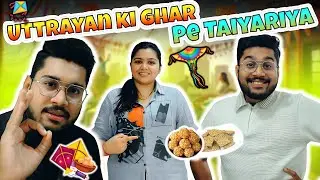 Makar Sankranti Ki Taiyari: Ghar Par Banaye Swadisht Dishes! 🪁 #viraliakashpatel #viralipatel #vlog