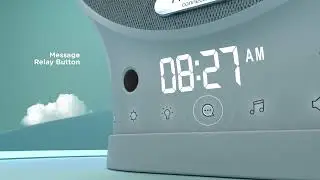 Hubble Eclipse Smart Wi-Fi Audio Monitor- Portable Soother with Night Light & Bluetooth Speaker, 0M+