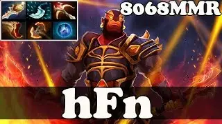 Dota 2 - hFn 8068 MMR Plays Ember Spirit - Ranked Match Gameplay