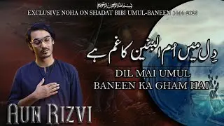 bibi ummul baneen noha | Aun Rizvi | Nohay 2023 | 13 jamadi ul sani noha