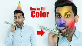 How to Fill Color in Photo !Photoshop besic Tutorial Hindi
