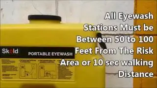 Portable Eyewash Station 14 Gal - Skold Safety