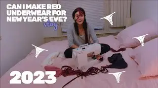 I made red underwear for New Year's Eve | VLOG