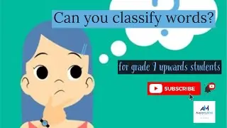 Word Classification