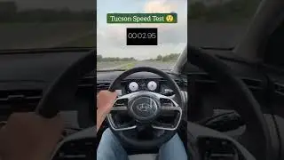 Hyundai Tucson 0-100 Test🔥🔥🔥🔥🔥😲 #shorts