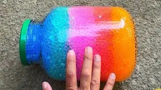 Crushing Crunchy & Soft Things! Breaking glass bottles ⚠️🔥 #shorts #asmr