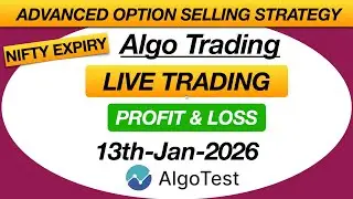Algotest Option Selling strategy | Nifty Expiry  Full Day P&L Report #algotest