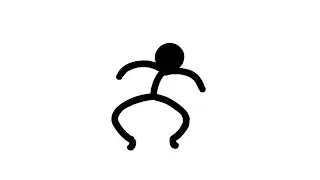 silly stick figure animation loop lol