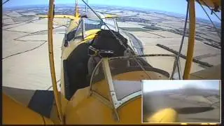 Barry's flight in a Tiger Month at Duxford.