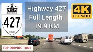 Highway 427 Entire Route | Second  Busiest HWY in Ontario | Toronto, Canada